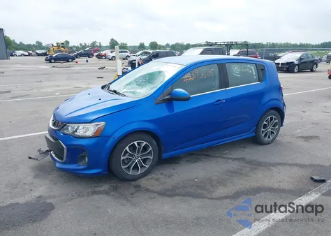 2017 Chevrolet Sonic Lt Auto из США, поврежденный, VIN 1G1JD6SH9H4127986